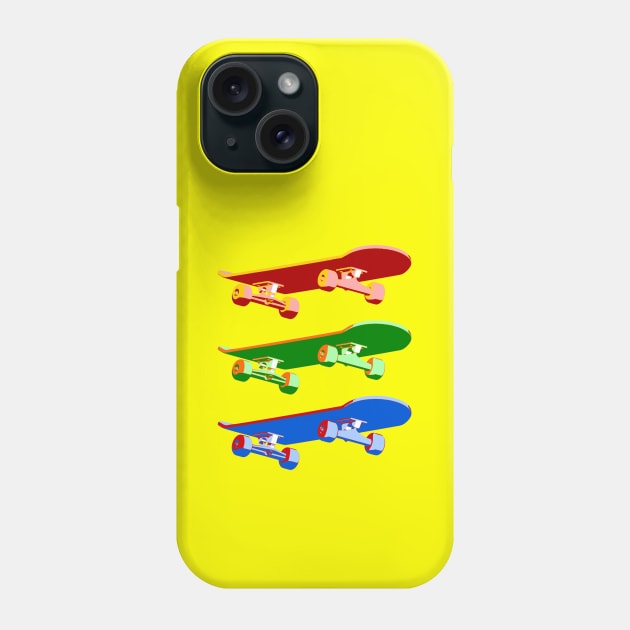Three Skateboards Phone Case by AKdesign