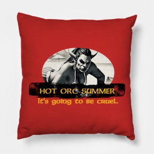 Hot Orc Summer Pillow