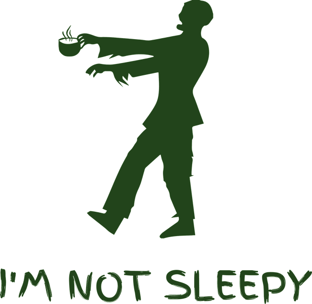 I'm Not Sleepy Funny Design Kids T-Shirt by CROWNLIGHT