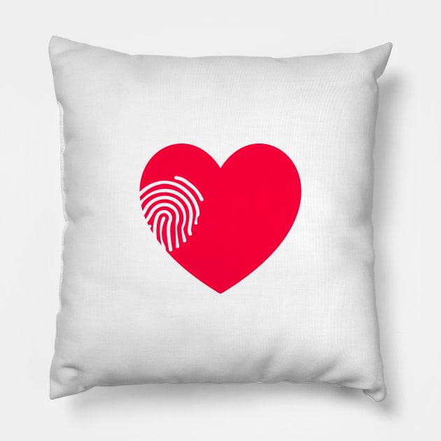 Heart Touch Pillow by OTTSTUFF