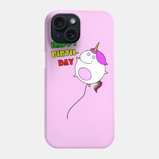 Happy Birthday Unicorn Phone Case