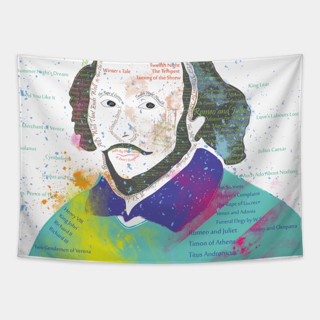 William Shakespeare Tapestry by famenxt