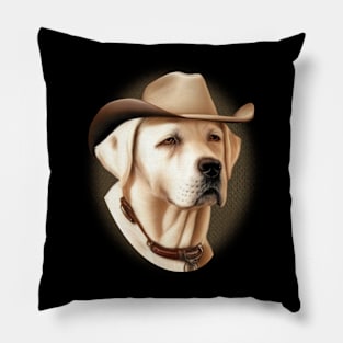 White Labrador Retriever Dog Pillow