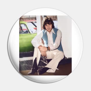 George Best looking cool Pin