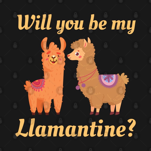 Will You Be My Llamentine by Famgift