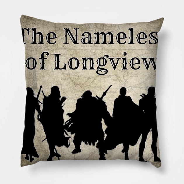 Nameless of Longview Pillow by TheLongCon