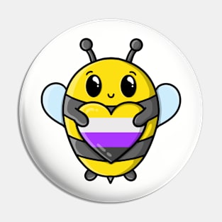 Non Binary LGBeeT Pin