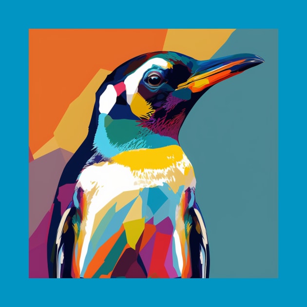 Pop Art Penguin by Star Scrunch