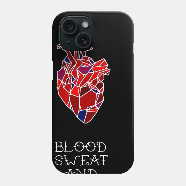 blood sweat and tears white Phone Case by thecrazaykidnextdoor