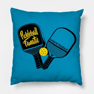 Pickleball Fanatic Dual Paddles Pillow