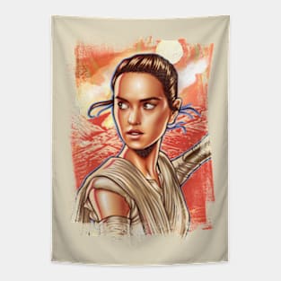 Woman Of Galaxy Tapestry