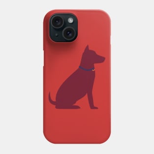 Red Dog Phone Case