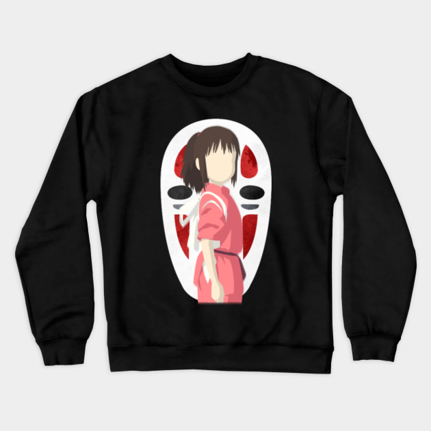 Wallpaper Spirited Away Chihiro And No Face Anime Crewneck Sweatshirt Desktop Wallpaper