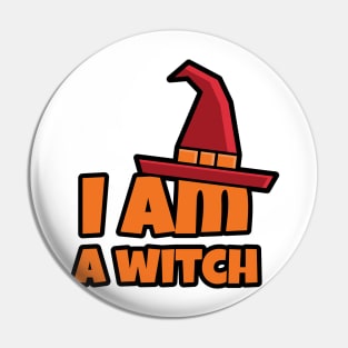 I AM A WITCH HALLOWEEN CUTE T-SHIRT Pin