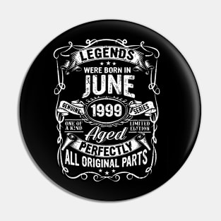 25 Year Old June 1999 25Th Birthday Pin