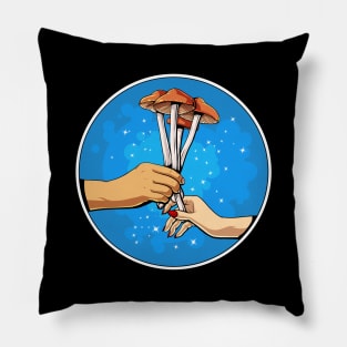 Psilocybin Mushrooms Pillow