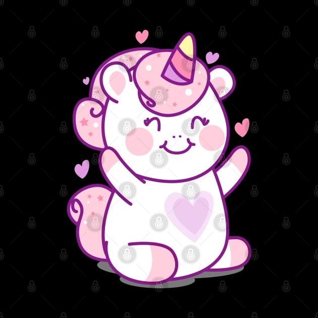 Cute Unicorn Design by BrightLightArts