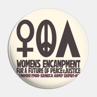 Women's Encampment for Peace and Justice 80s Feminist Pin