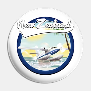 New Zealand travel logo Pin