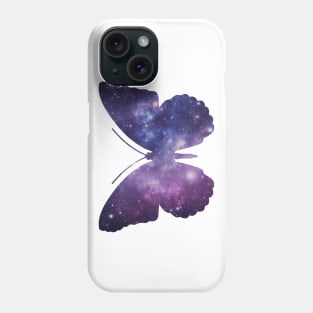 Purple Space Butterfly Phone Case