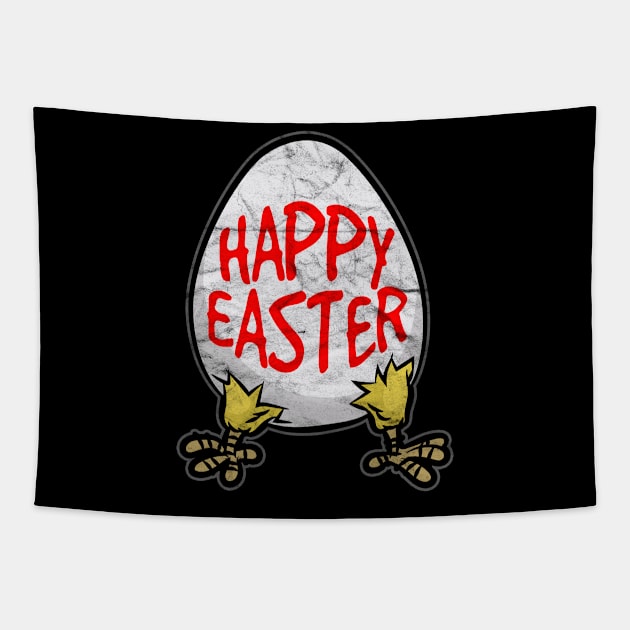 EASTER - Happy Easter Egg Tapestry by AlphaDistributors