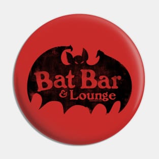 Bat Bar & Lounge Logo Pin