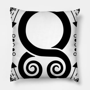 The Troll Cross | Norse Pagan Symbol Pillow