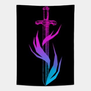 SWORD OF FIRE Tapestry