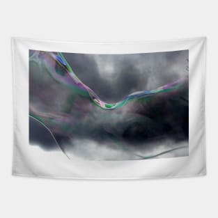 Bubble on a cloudy day Tapestry