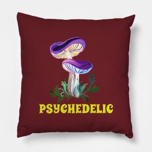 Psychedelic Mushroom Pillow