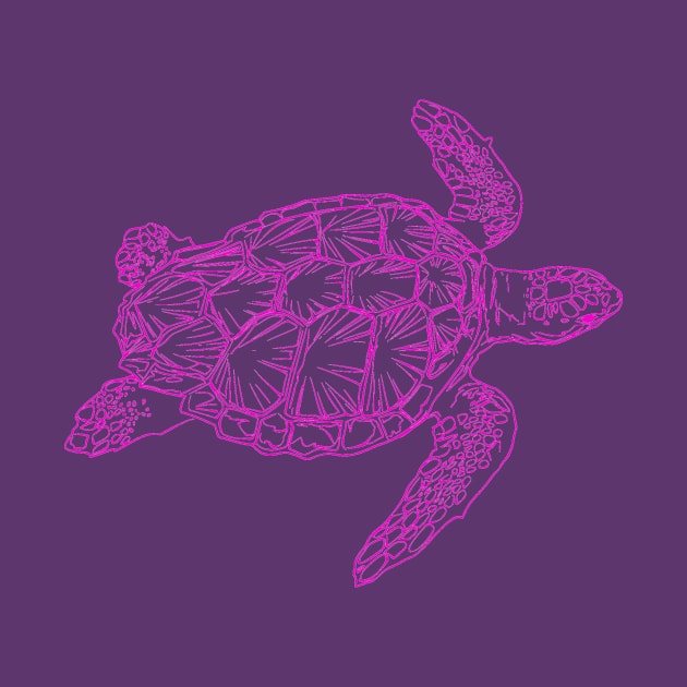 Purple Turtles by Oceana Studios