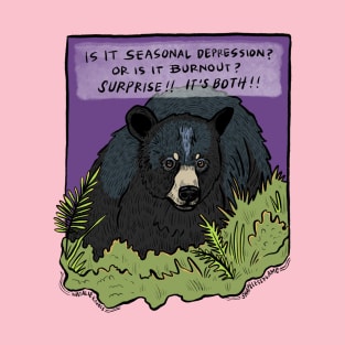 Seasonal Depression Bear T-Shirt