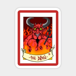 The devil tarot Magnet