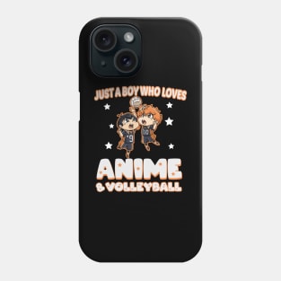 just a boy who loves anime and volleyball Phone Case