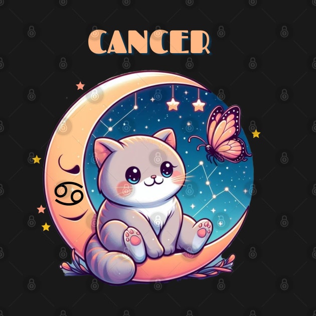 Cancer Zodiac Cat by Bubbles