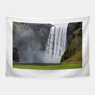 Skogafoss waterfall, Iceland (E550/0222) Tapestry