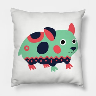 Cute Hamster Cartoon Pillow