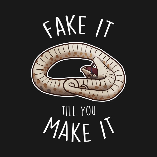 Hognose Snake Fake It Till You Make It by Psitta