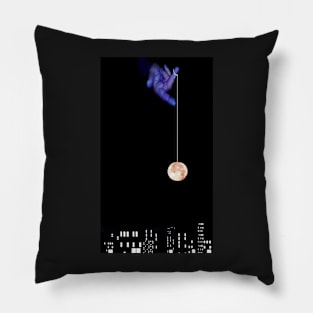 "Moon YoYo" digital art product Pillow