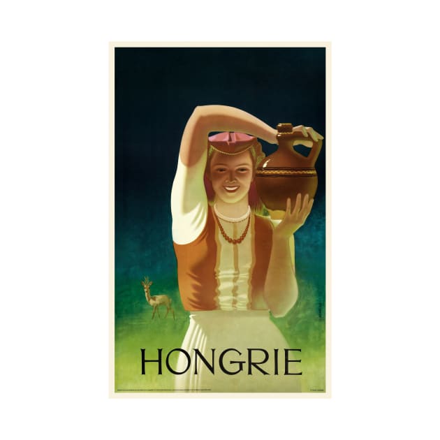 Hongrie Hungary Vintage Poster 1930s by vintagetreasure