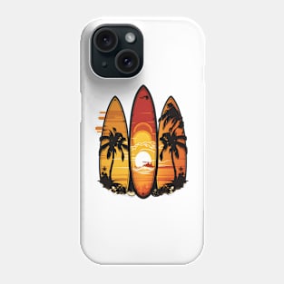 Vintage Surfboard Surfing Lover Surf Phone Case