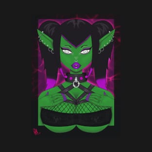 BTGGGF, Big Tiddy Goth Goblin Girl Friend (SFW version) T-Shirt