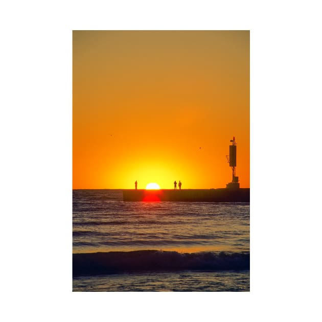 Silhouettes on the Pier by BrianPShaw