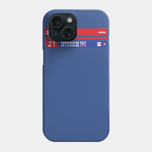 Nissan Nismo GT-R Le Mans 24 Hours 2015 Phone Case by Alexventura