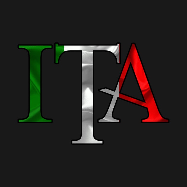 Italy flag ITA by Monstershirts