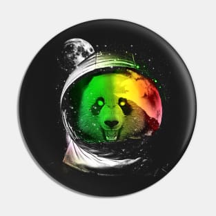 Astronaut Panda Pin