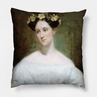 Portrait Presume de la Princesse Marie d'Orleans by Ary Scheffer Pillow