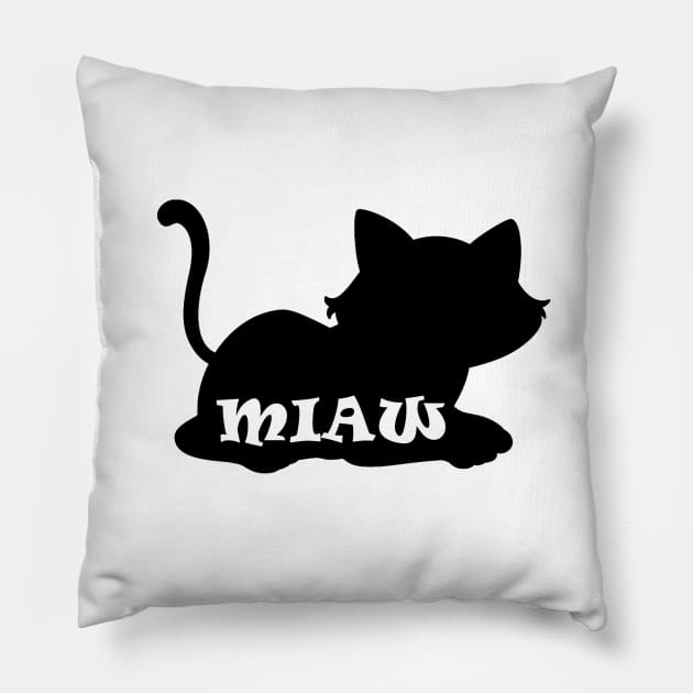 miaw Pillow by loulousworld