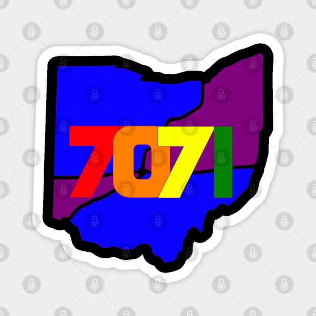 7071 Pride Magnet by 7071