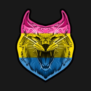 Caracal (Pan / Pansexual Pride Flag) T-Shirt